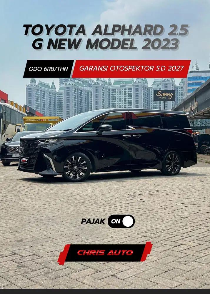 Tdp 36jt LowOdo 6rb/thn Alphard 2.5 G NEW MODEL 2024 2023 VELLFIRE