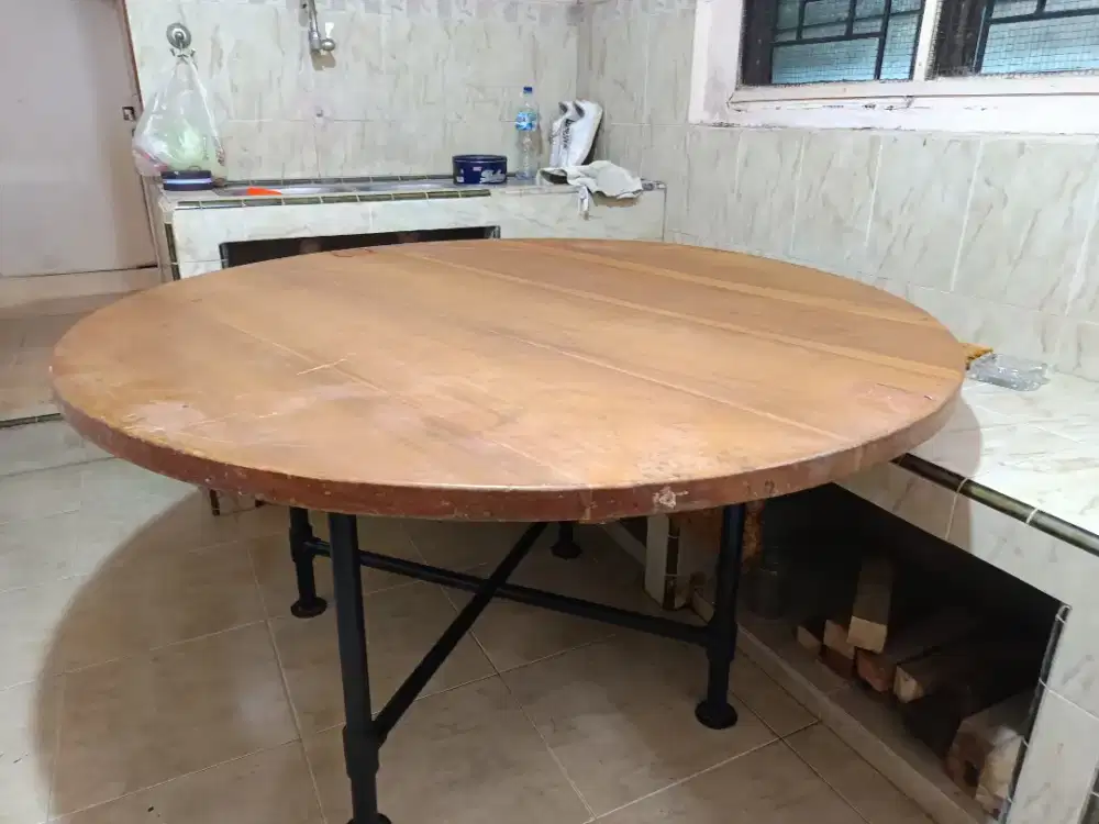 Promo Meja Makan Bulat Seken
