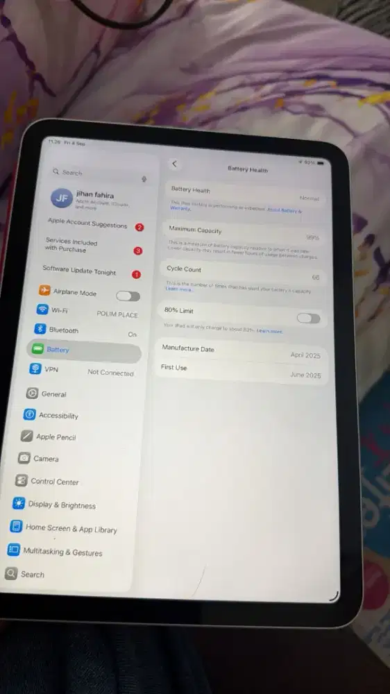 iPad a16 gen 11