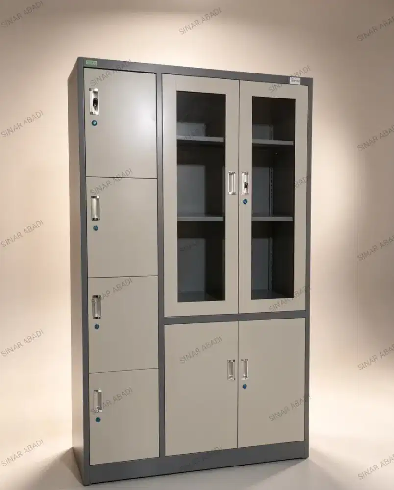 Lemari Arsip 3 Pintu Plat Besi Dengan Beberapa Model