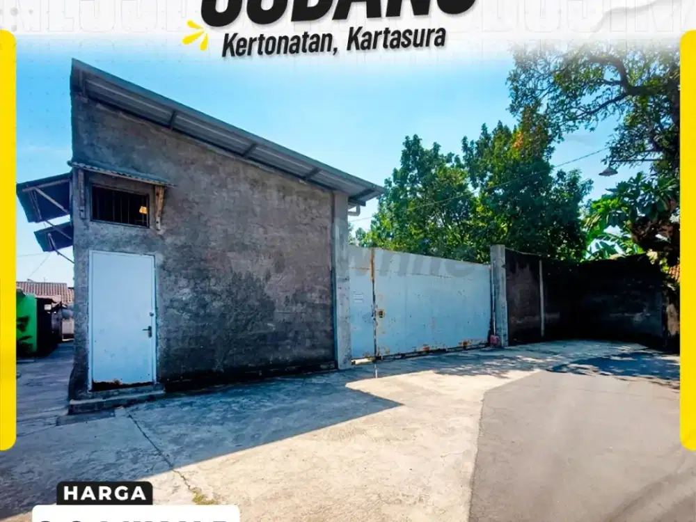 Gudang luas 1120m2 di Kartasura akses Truk