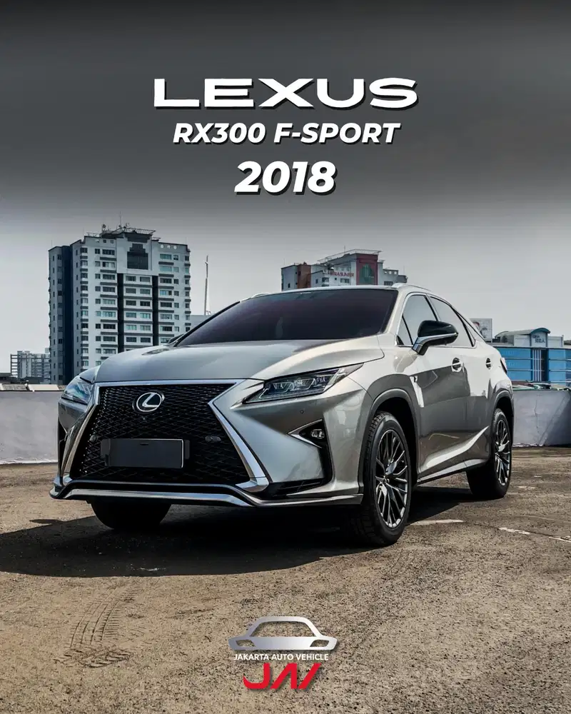 LEXUS RX300 F-SPORT 2018 / LOW ODO / LIKE NEW / MINT CONDITION