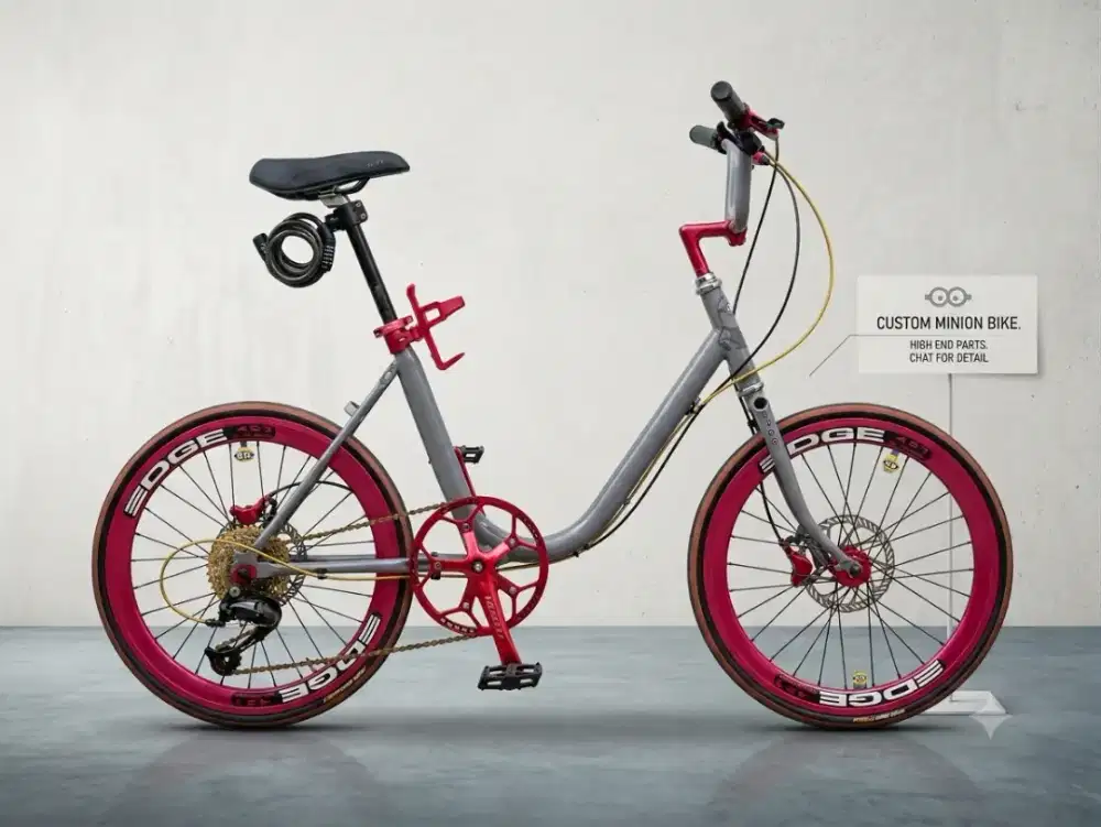 Sepeda Minion Custom 20 Inch – Rakitan Premium, Siap Gowes Style!