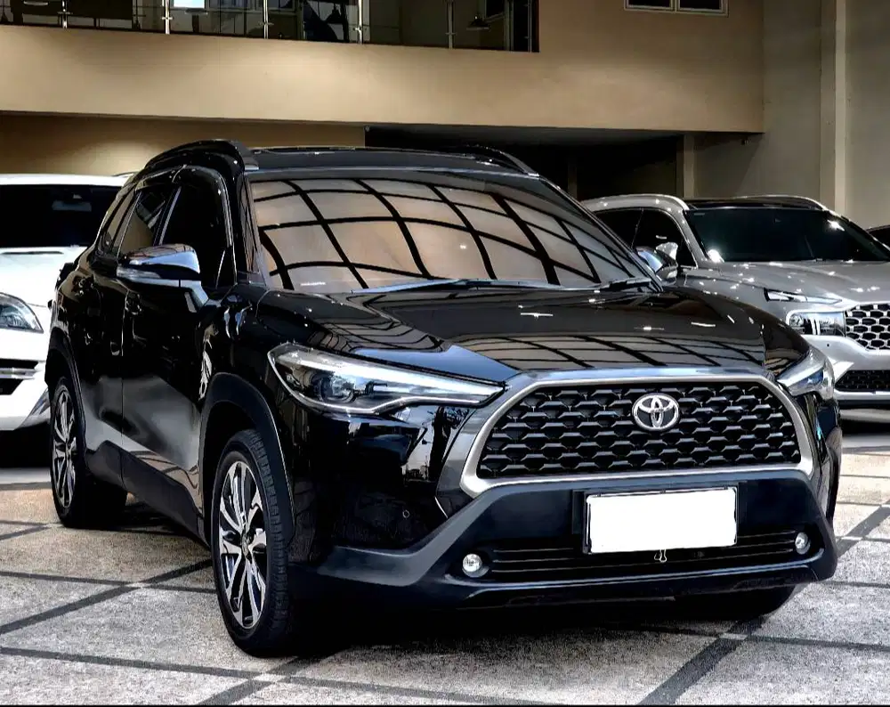 TOYOTA COROLLA CROSS 1.8 BENSIN SUNROOF PK 2021 BLACK