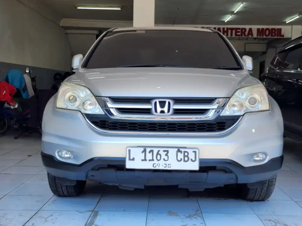 Crv 2.4 silver AT 2010 istimewa pajak panjang full ori surabaya