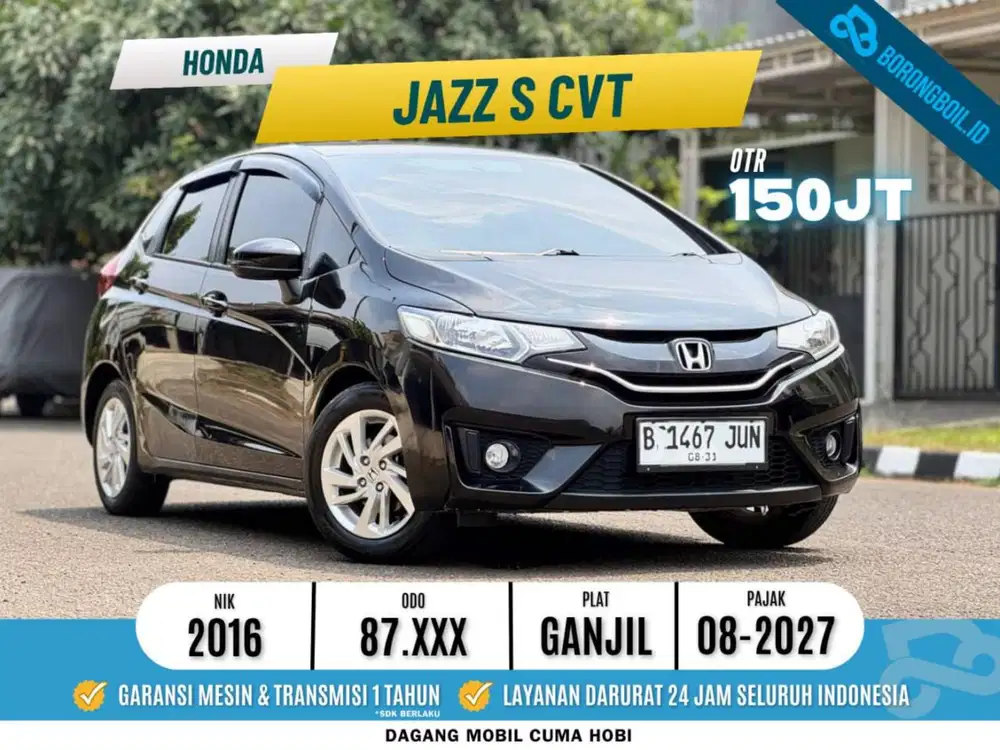 Jazz S AT 2016 Hitam