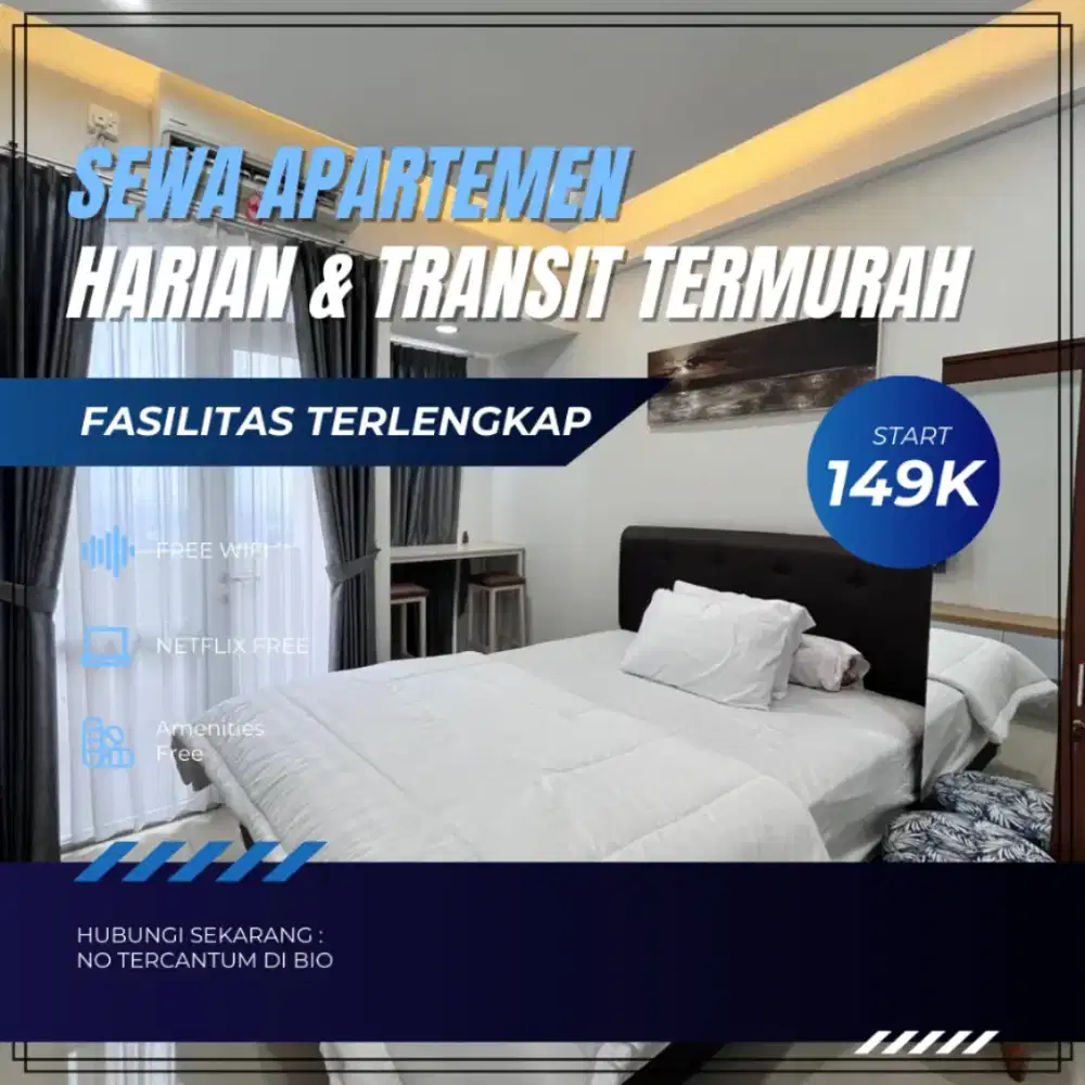 Sewa Apartemen Green Pramuka Harian/Transit Termurah Jakarta Pusat