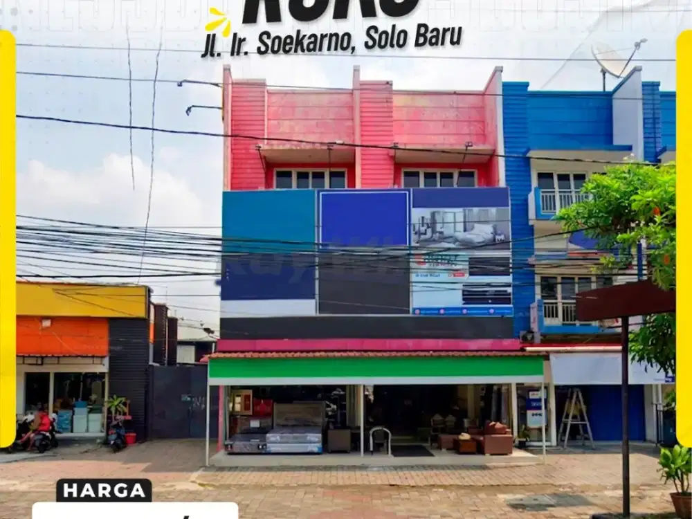 Disewakan Ruko Solo Baru