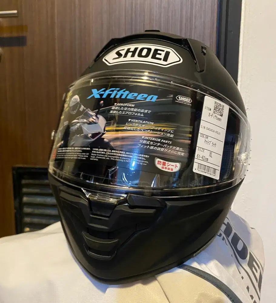 Helm shoei x15 matt black x-fifteen ORIGINAL 100 persen