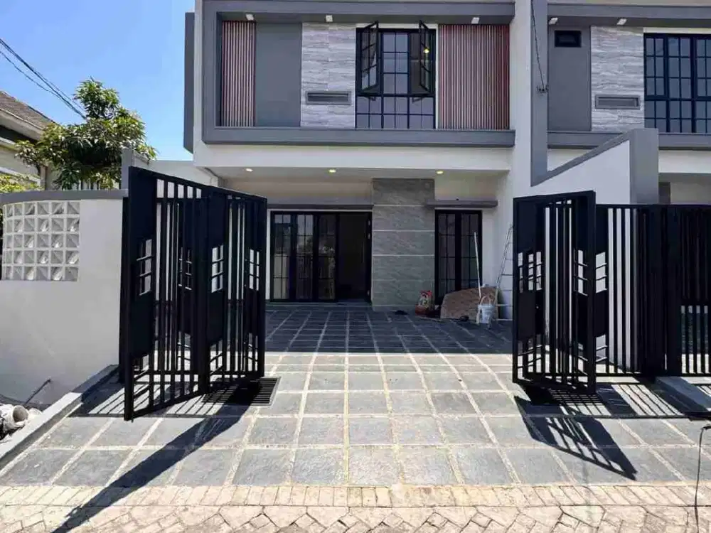 Dijual rumah hook sutorejo lebar 9 new minimalis, Surabaya timur