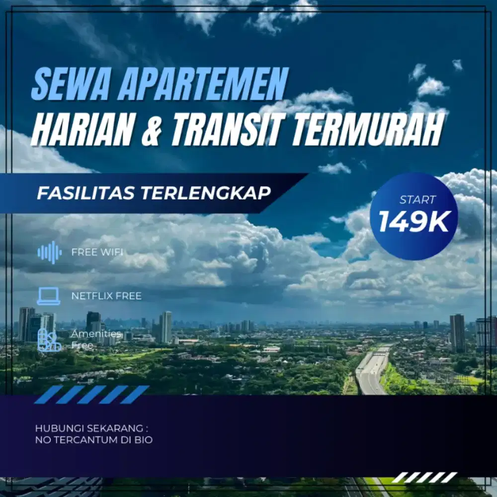 Sewa Apartemen Skyhouse BSD City Tangerang Harian/Transit Termurah