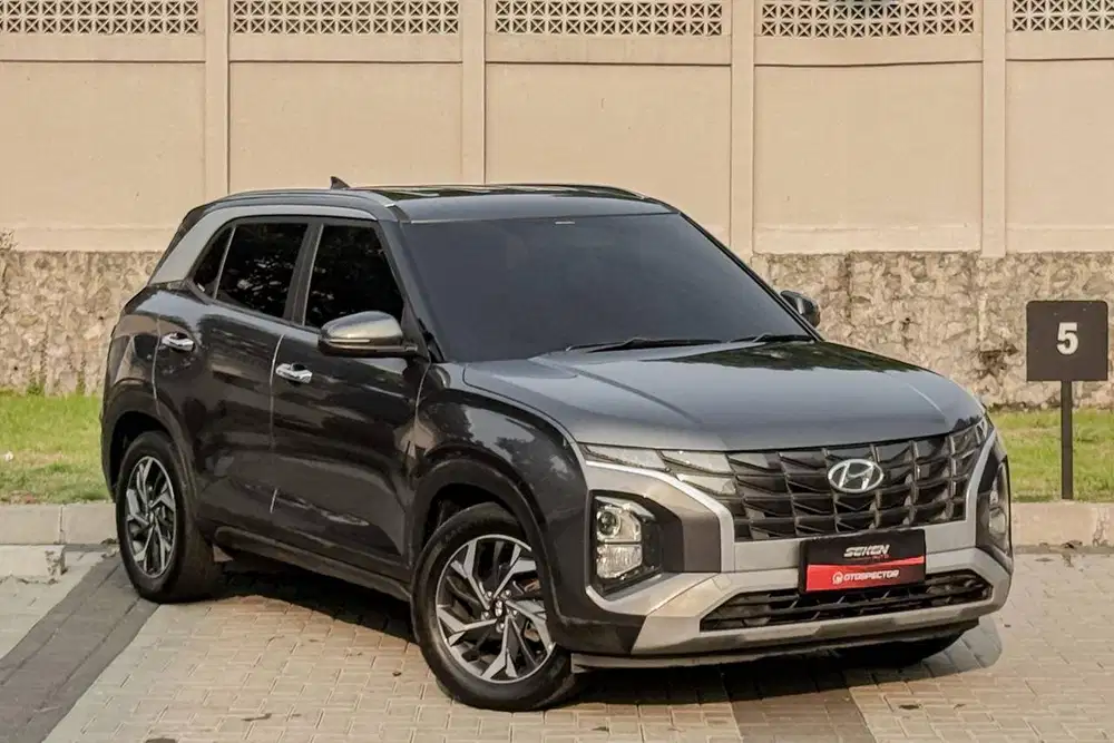 Hyundai Creta Trend 1.5 AT Matic 2022 Abu Abu. FULL RECORD!!!