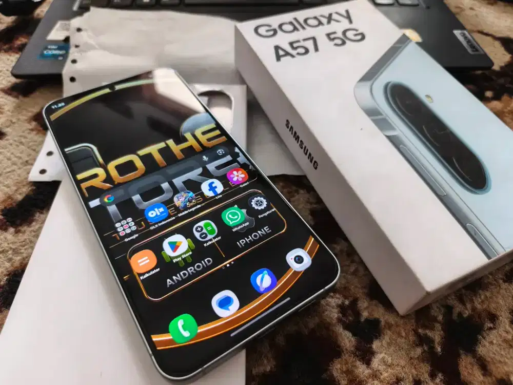 Samsung A57 5G ram 12/256Gb fullset bon beli ada istimewa super mulus