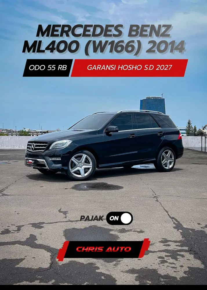 Tdp 12jt LowOdo 5rb/thn ML 400 AMG 2015 2014 X5 Q7
