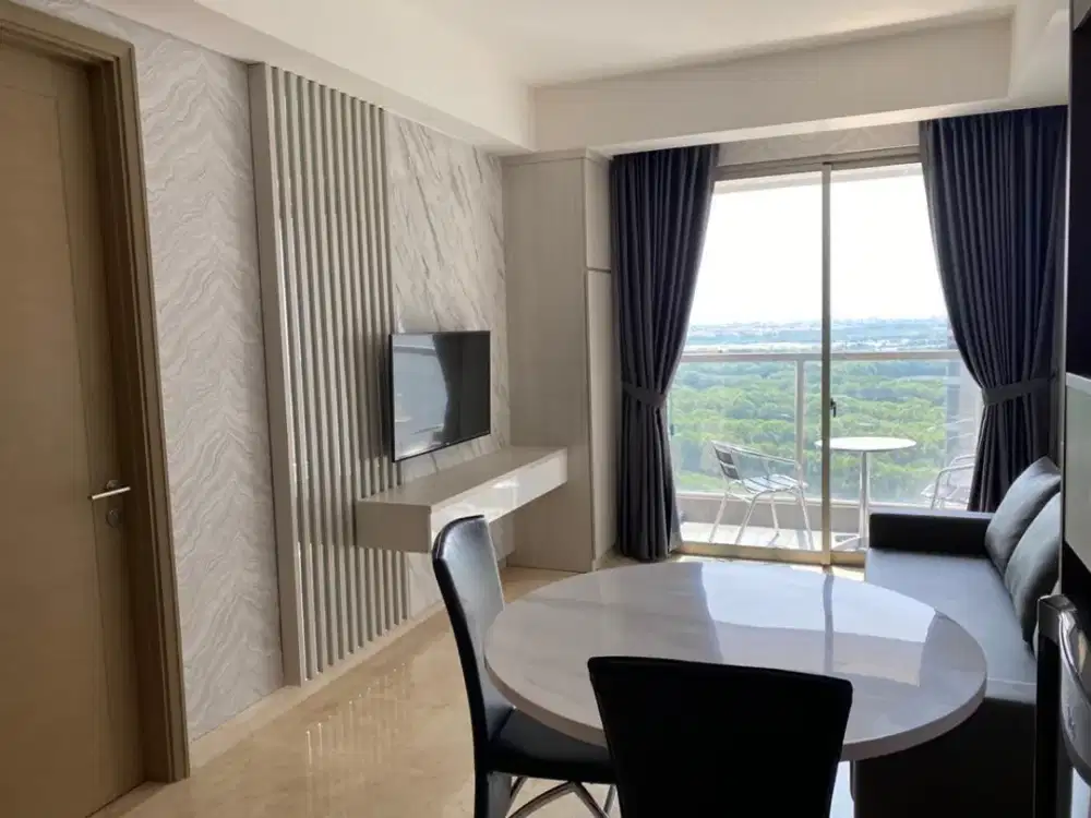 Dijual/Disewakan Gold Coast Apartment PIK, Tower Bahama, 1BR, 51m², Full Furnished, Hadap Mangrove, Harga : Rp 1.8 M Nego