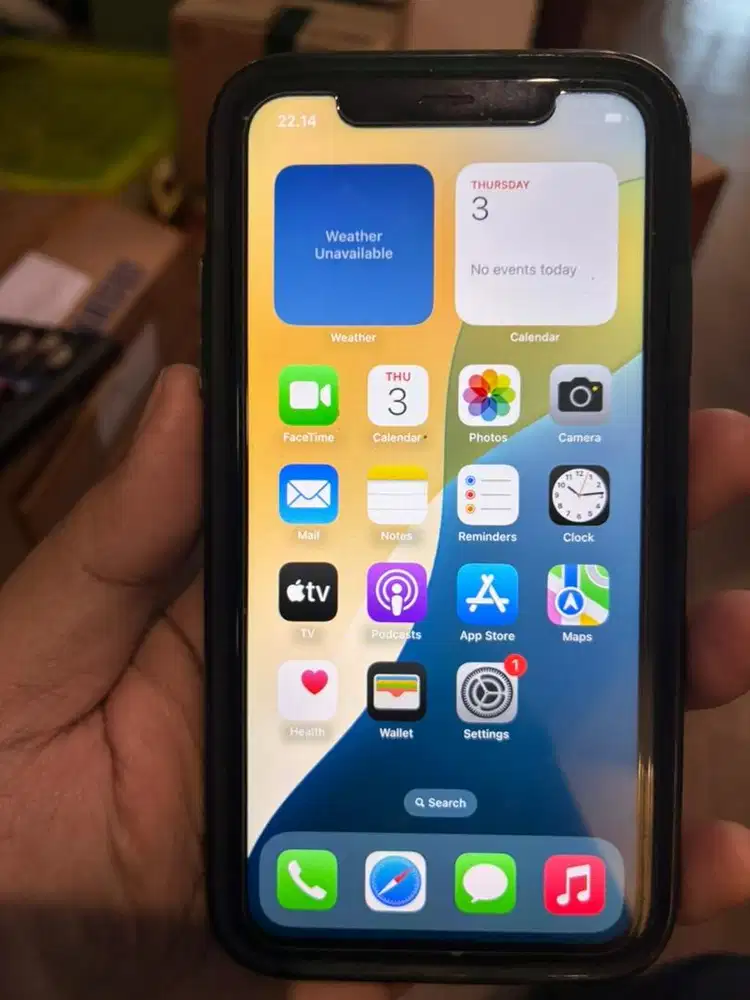 Iphone XR 64 hitam ex ibox