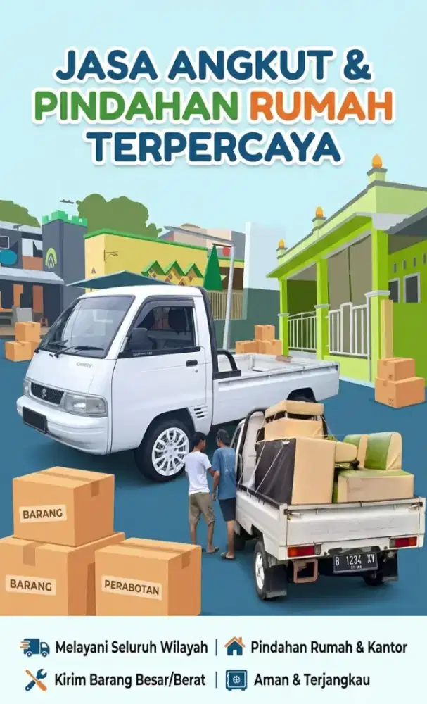 Jasa angkut barang dan pindahan rumah depok