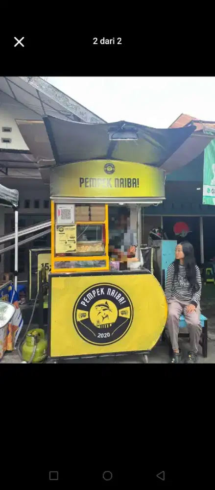 Gerobak besi dan alumunium