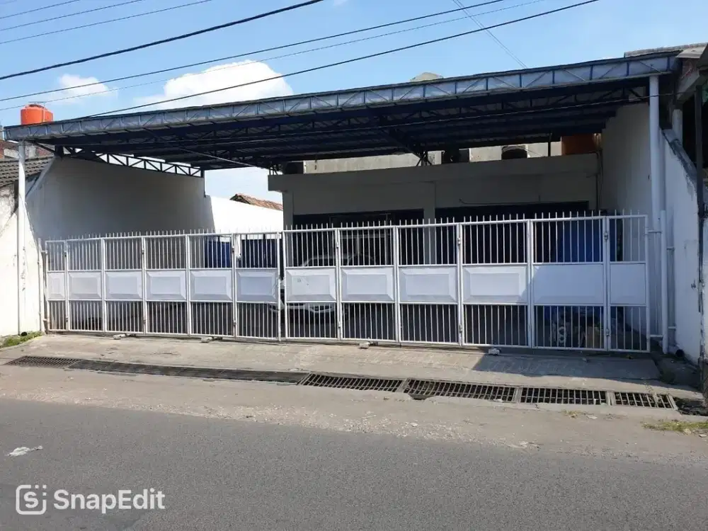 Gudang Bagus SHM di Wage Lokasi Strategis