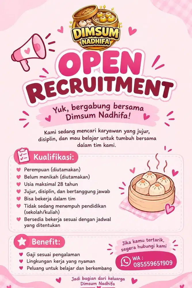 Jaga Outlet Dimsum Nadhifa