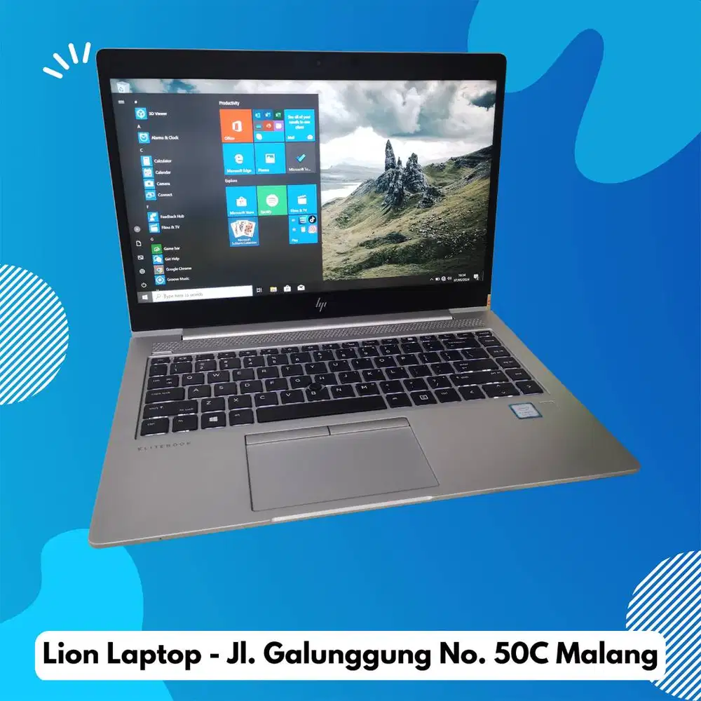 Core i5 Gen 8 RAM 8GB SSD 256GB HP Elitebook 840 G5 [04|09]