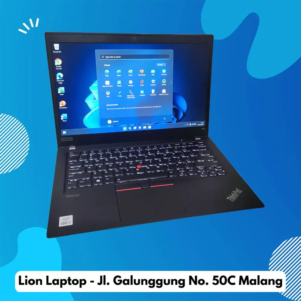 RAM 16GB Core i7 Gen 10 Slim SSD 256GB Lenovo Thinkpad T14S [04|09]