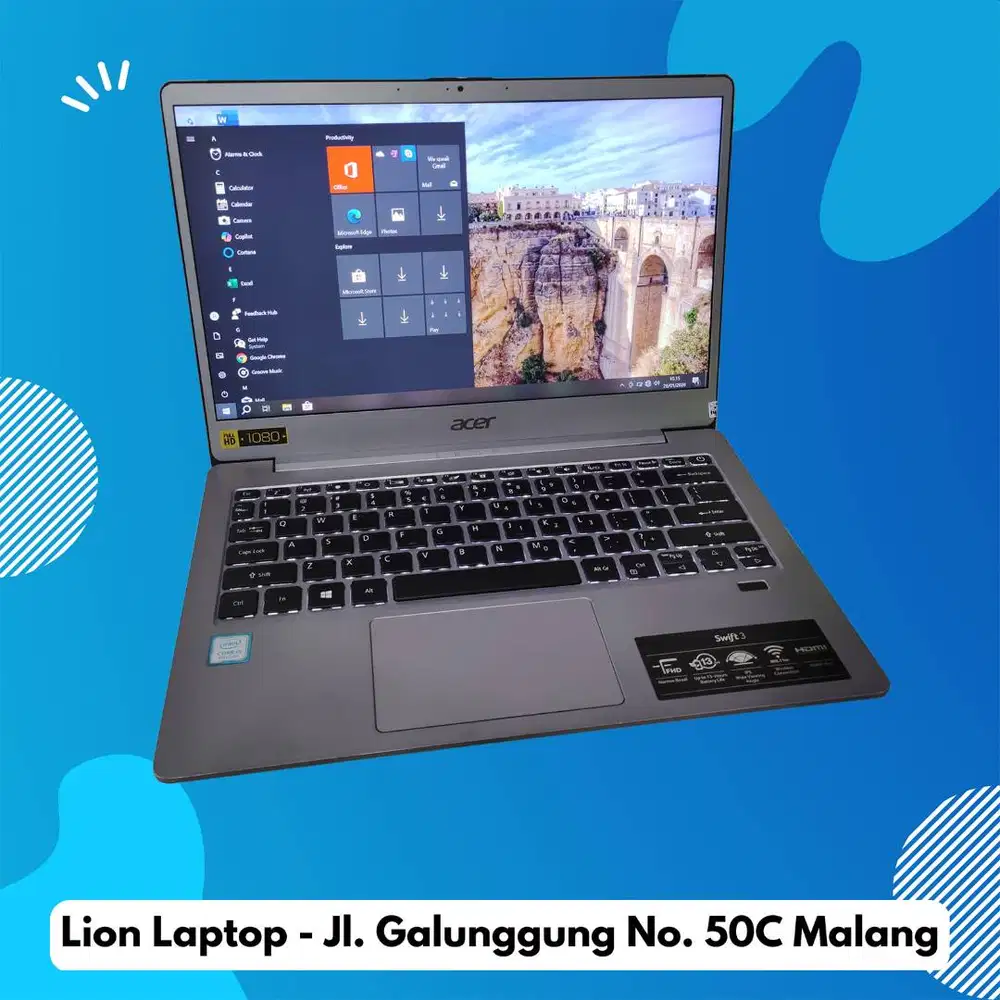 Super Slim Core i5 Gen 8 8/25 Acer Swift 3 SF313-51 [04|09]