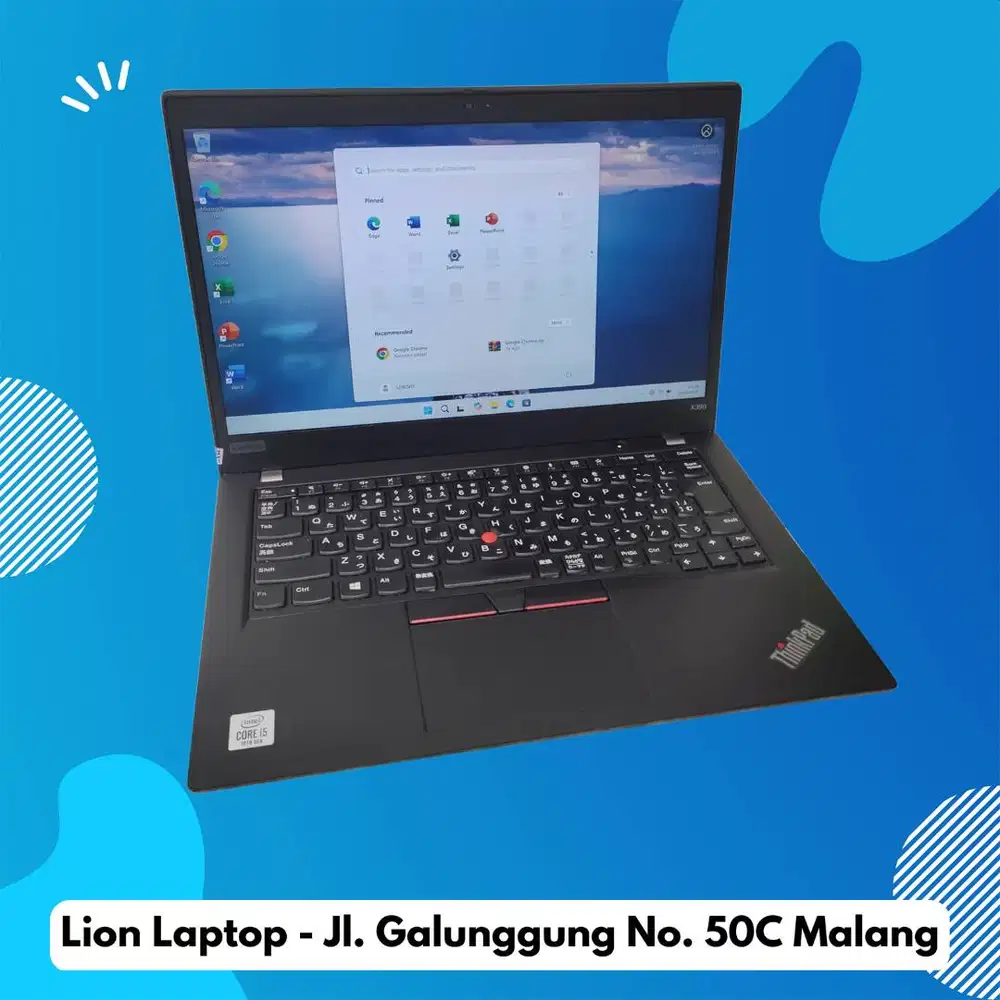 i5 GEN 10 Murah RAM 8GB Lenovo Thinkpad X390 [04|09]