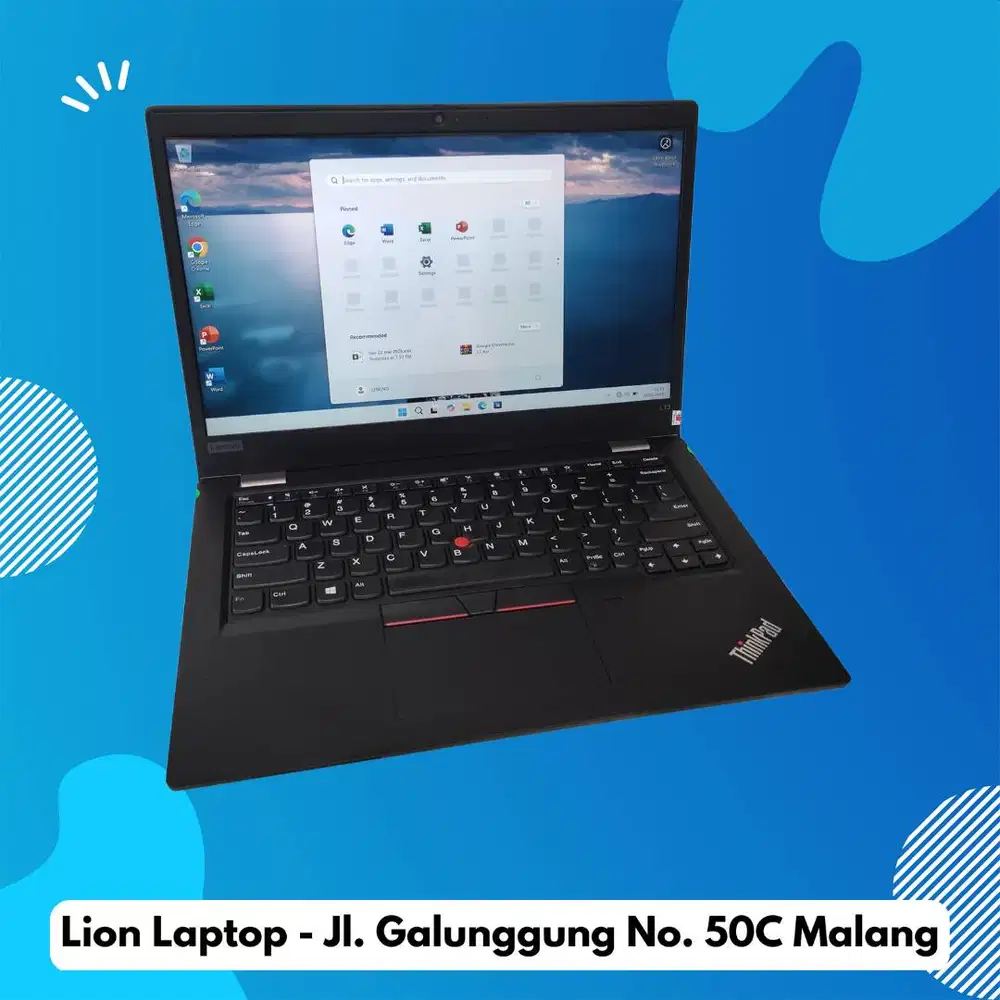 i5 Gen 10 Slim RAM 8GB SSD 256GB Lenovo Thinkpad L13 [04|09]