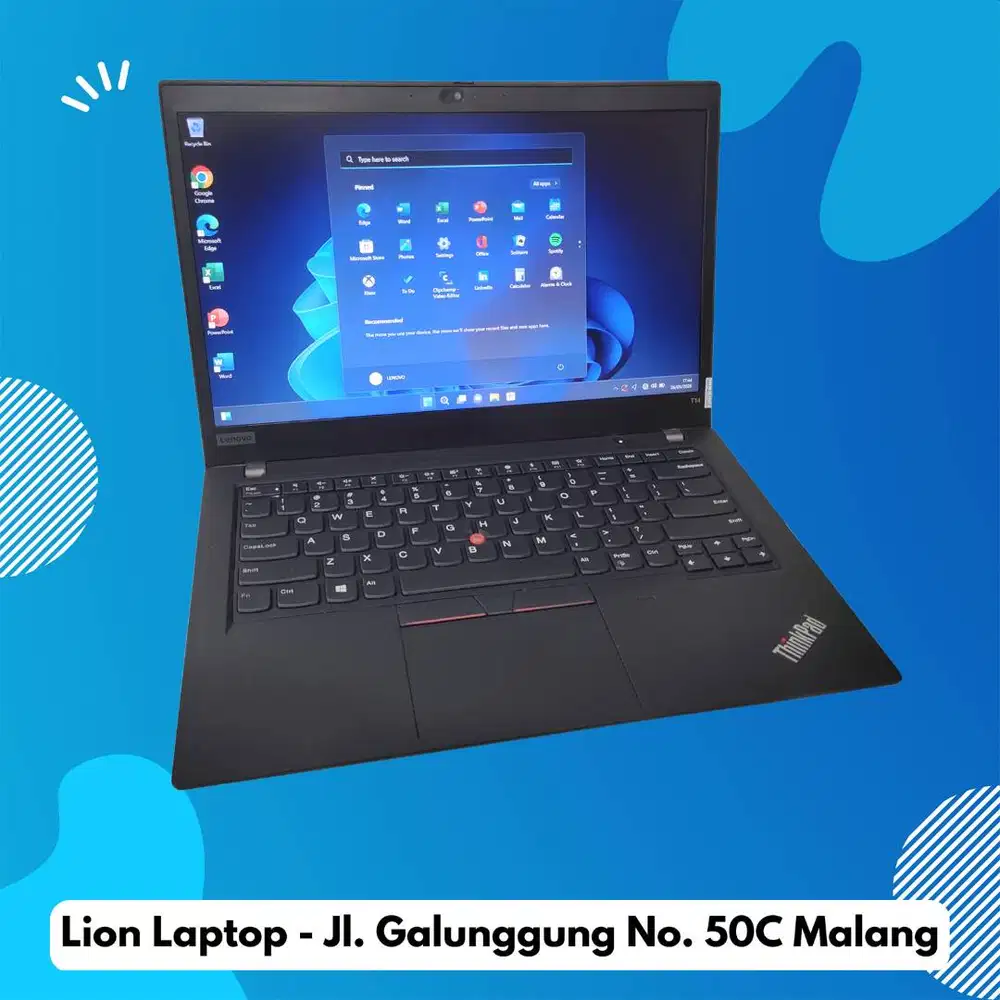 RAM 16GB Core i5 Gen 10 SSD 256GB Lenovo Thinkpad T14 gen 1 [04|09]