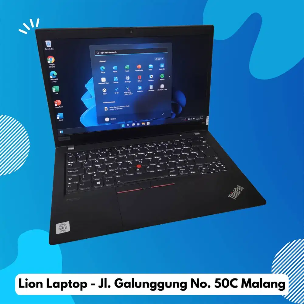 RAM 16GB i7 Gen 10 SSD 256GB Lenovo Thinkpad T14 gen 1 [04|09]