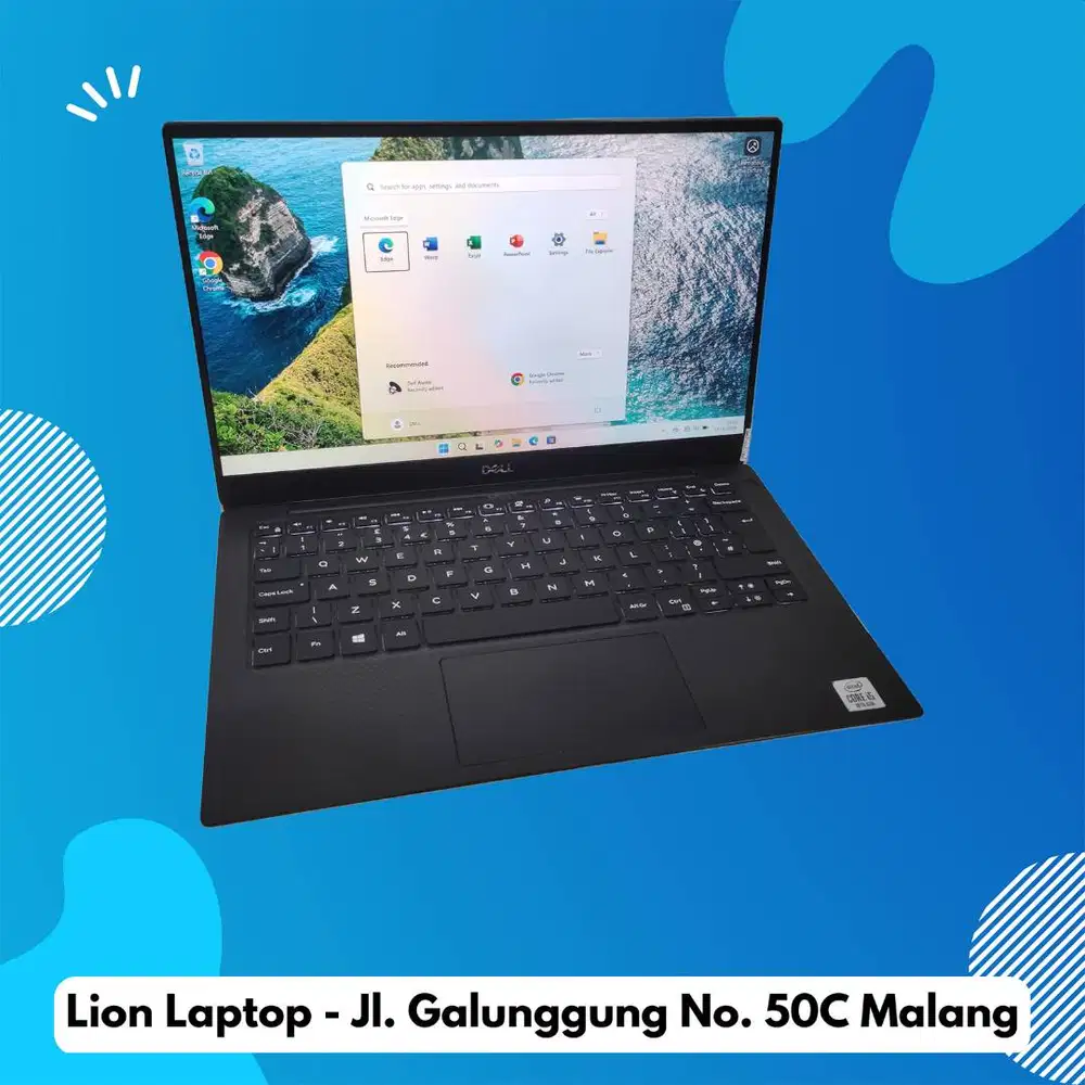 Slim & Ringan Core i5 gen 10 RAM 8 SSD 256 DELL XPS 13 7390 [04|09]
