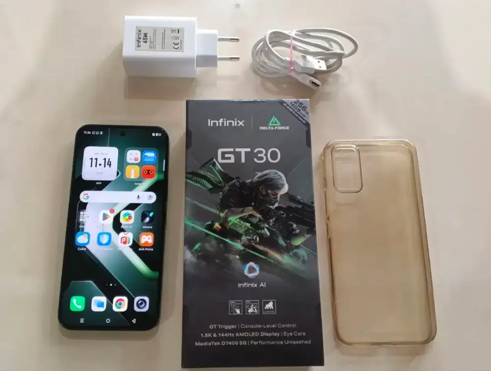 Infinix gt 30 5G 8/256 fullset ori mulus