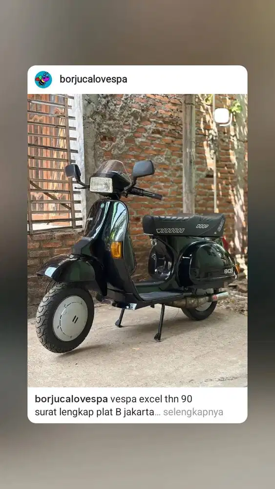 Vespa excel plat b on mlus