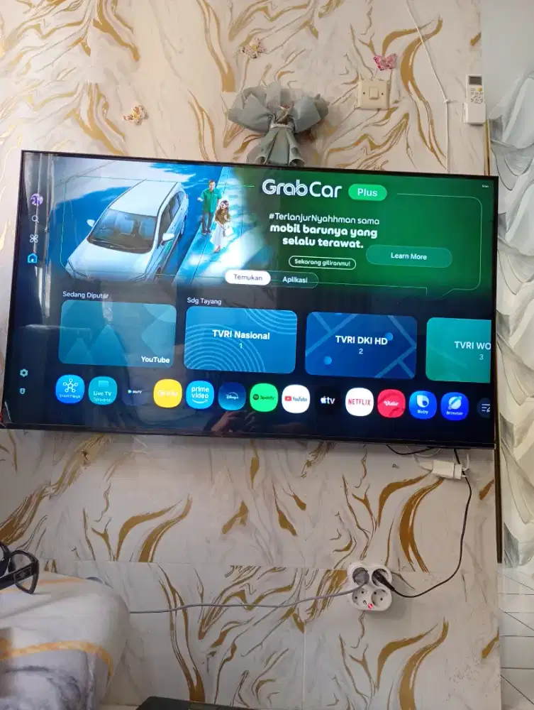 Edisi pulang kampung dijual tv Samsung 50inch
