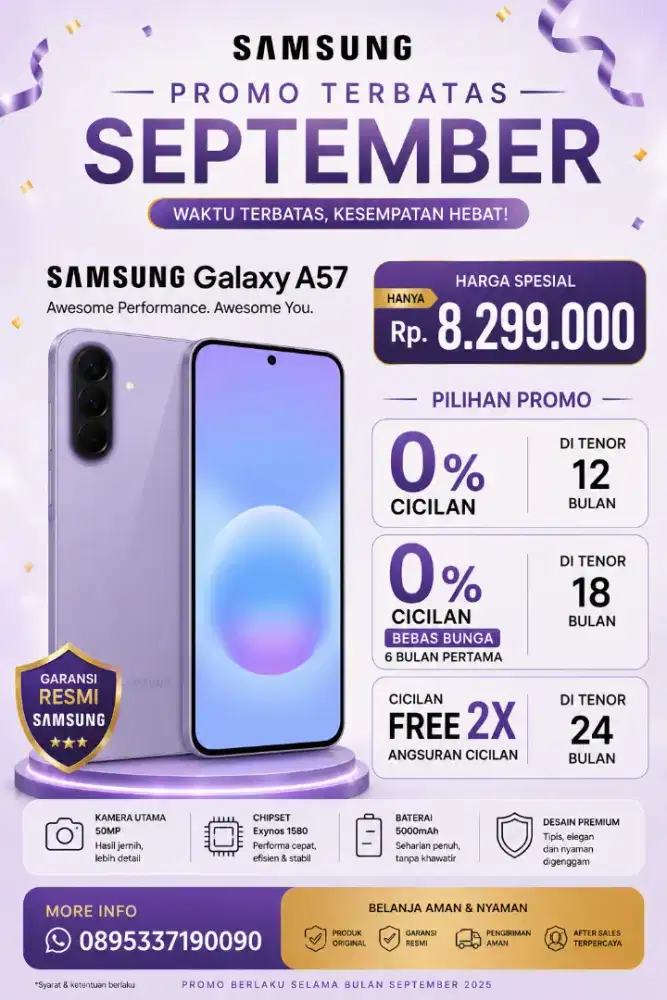 Samsung a57 cicilan murah