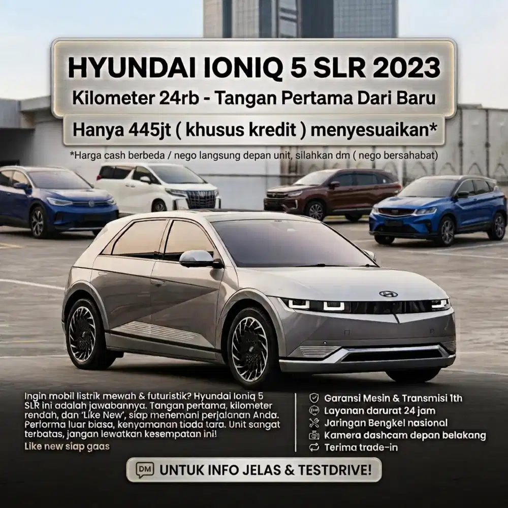 Hyundai Ioniq 5 SLR 2023 Tangan Pertama dari baru KM 24rb | Istimewa