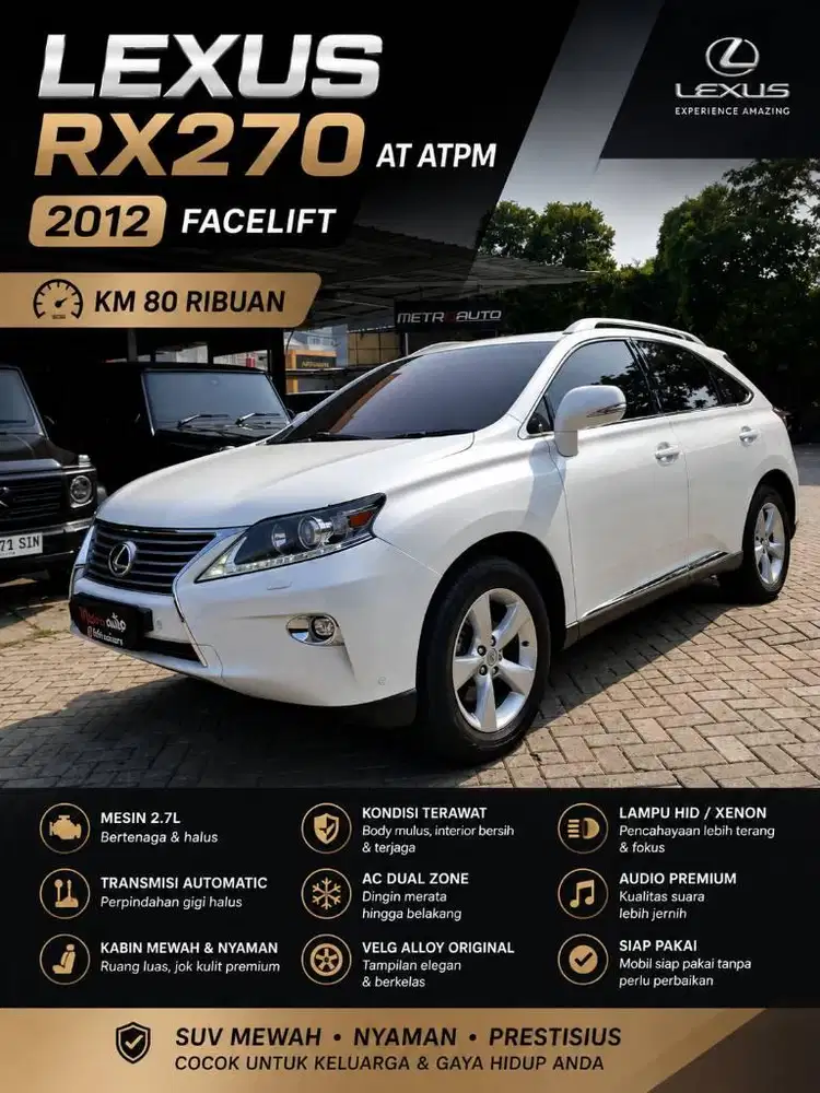 Lexus Rx270 At 2012/2013 , Atpm, Facelift