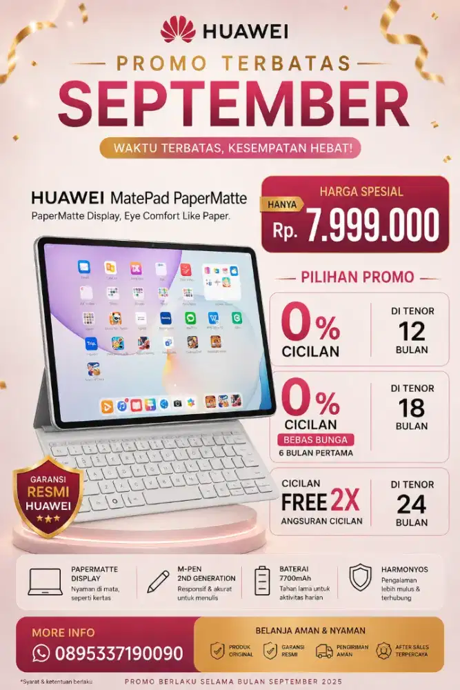 Huawei tab kredit murah