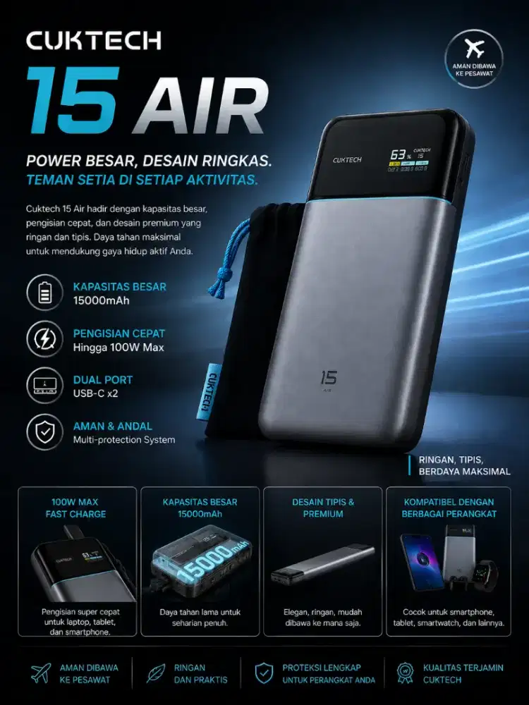 Cuktech 15 air 100w gan