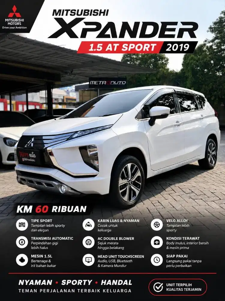 Mitsubhisi Xpander Sport 2019/2020 putih