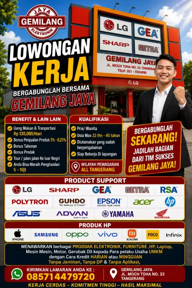 Loker sales elektronik