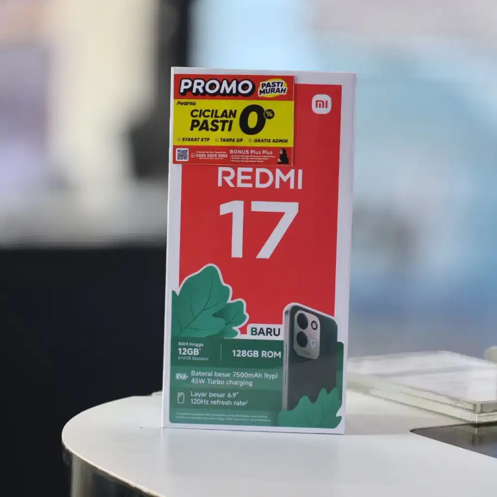 Redmi 17 terbaru ready bisa cod gratis ongkir