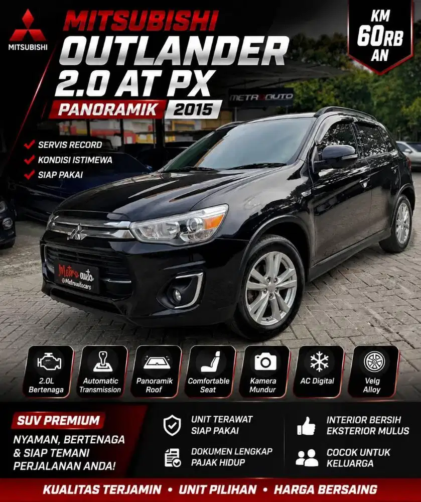 Mitsubhisi Outlander PX 2015/2016 Panoramik