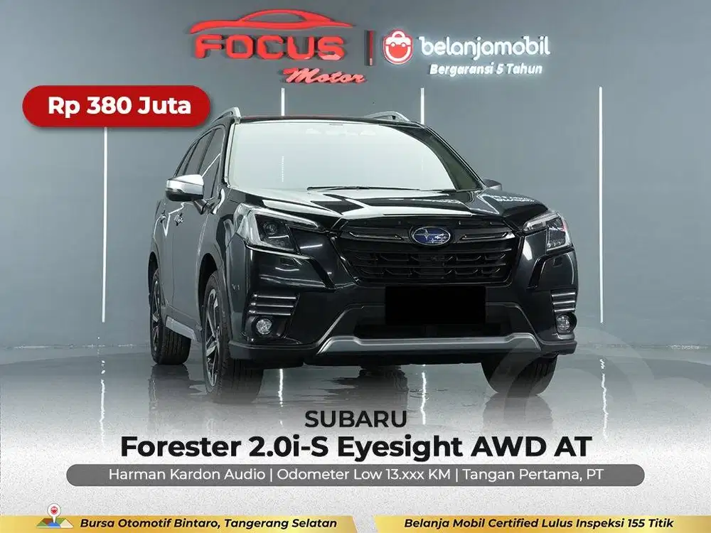[ KM LOW 13RB ] Subaru Forester 2.0i-S Eyesight AWD AT 2023/2024/2025
