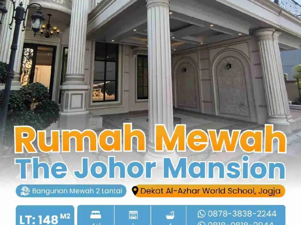 Rumah Mewah Siap Huni dekat Al Azhar World Schools