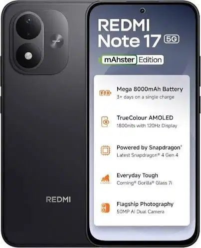 READY TGL 16 Redmi note 17 5g Ram 8/256gb baru garansi resmi nasional