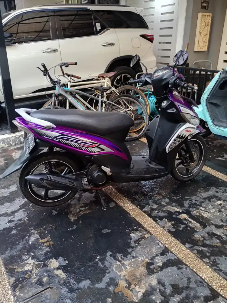 Yamaha Mio J 2014 Ungu - Mesin Joss, Siap Pakai Langsung! Jual Murah