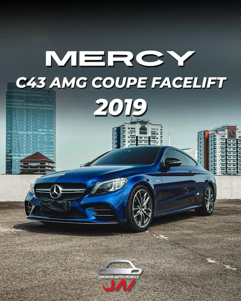 MERCEDES BENZ C43 AMG COUPE FACELIFT W205 2019 / LOW ODO / LIKE NEW