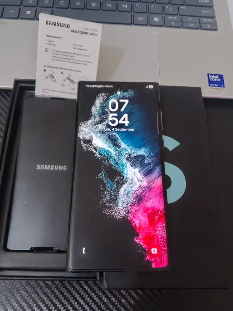 Samsung Galaxy S22 Ultra 12/512GB – Fullset & Siap Pakai